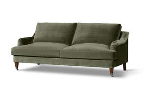 Thornfield 3 Seater Sofa - Olive Velvet