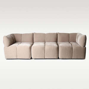 Cloudline 3 Seat Sofa - Champagne