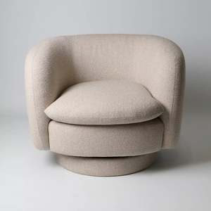 Chairs Bar Stools: Roko Swivel Armchair – Biscotti