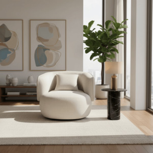 The Maison Occasional Chair: Beige