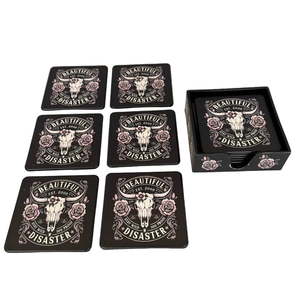 Beautiful Disaster Coasters Set/6