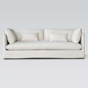 New Arrivals: Amsterdam Slip Cover 3 Seat Sofa - Neutral Linen