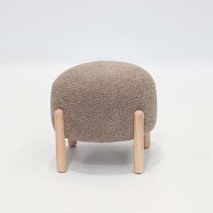 Caprice Round Stool - Coffee