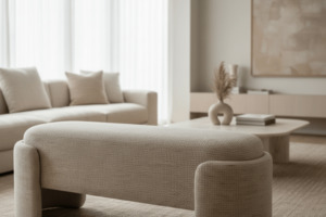 Harbor Bench Seat - Husk