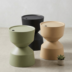 Africa Outdoor Ice Bucket Side Table