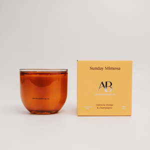 AB Core Candle 400g | Sunday Mimosa - Valencia Orange & Champagne