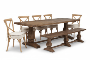 Dining: Chelmswood Reclaimed Elm Dining Suite