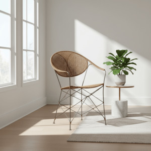 SIKA Icons Funky Dining Chair - Hazelnut
