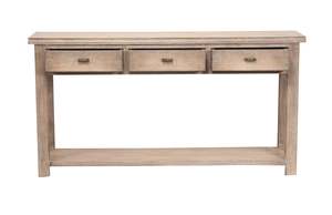 Hall Console Tables: Lotus & Jade Hall Table - Poplar
