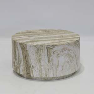 Strata Round MgO Coffee Table - Green