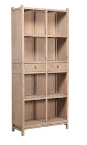 Wall Units Display Cabinets: Lotus & Jade Tall Display Cabinet - Reclaimed Pine