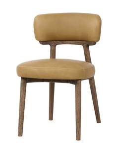 Dining Chairs: Willow Dining Chair - Ginger Leather