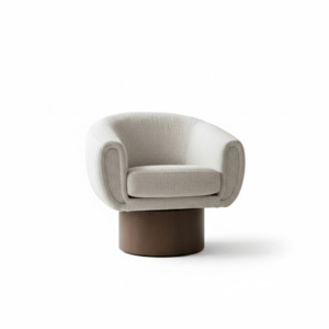 Theo Swivel Chair - Expresso Milan