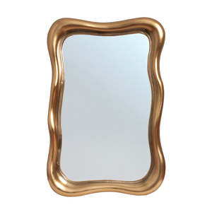 Vintage Gold Abstract Mirror