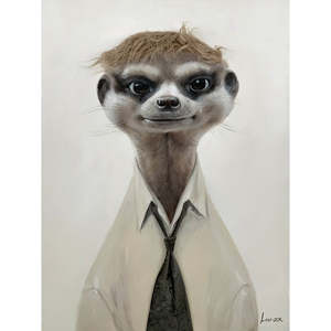 Bad Hair Day - Meerkat Canvas