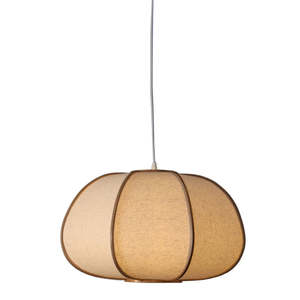 Bamboo & Linen Pendent - Natural