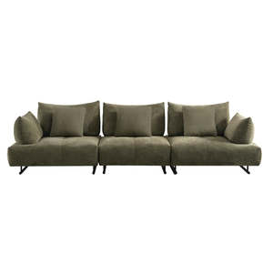 Iris 3 Piece Sectional Sofa – Olive
