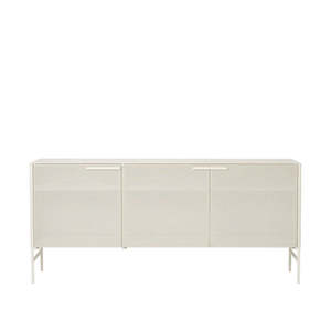 KRISTINA DAM Grid Sideboard - Beige Steel