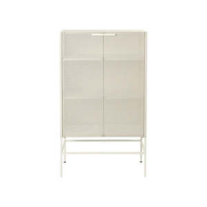 KRISTINA DAM Grid Cabinet - Beige Steel