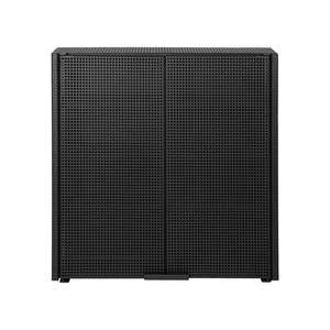 KRISTINA DAM Grid Wall Cabinet - Black Steel