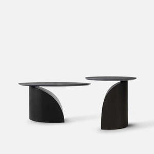 Valen Coffee Table Set – Black Ash
