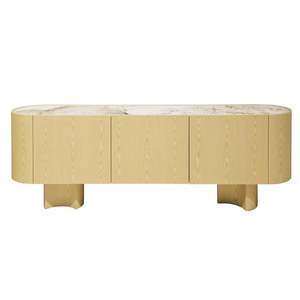 Sideboards Buffet Tables: Otis 3 Door Sideboard – Ceramic Inlay Top