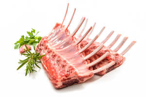 Beef Roast: Lamb Racks Premium (2 Racks) Chef Ready
