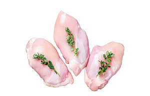 Chicken: Chicken Thighs Skinless Boneless 500g
