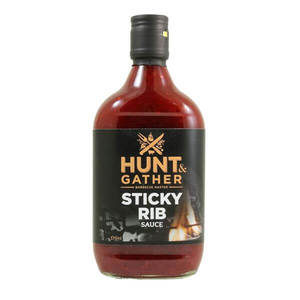 Grocery: Hunt & Gather Sticky Rib BBQ Sauce 375ML