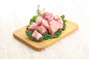 Pork Cuts Mince Ribs: Pork Large Diced 500g
