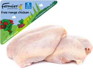 Fermier™ Free Range Chicken Breasts Skin On 600g