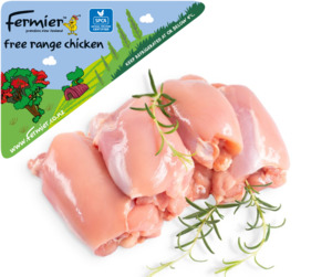 Fermier™ Free Range Chicken Thighs Skinless Boneless 500g