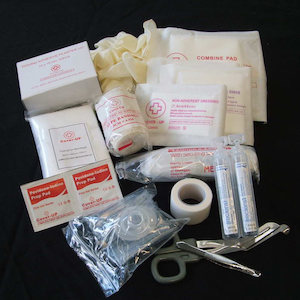 Vehicle First Aid Kit - Plastic Box - Contents Only - First Aid Kits Online