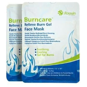 Products: Burn Gel Dressing Face Mask - 30cm x 40cm - First Aid Kits Online