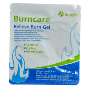 Products: Burn Gel Dressing - 10cm x 10cm - First Aid Kits Online