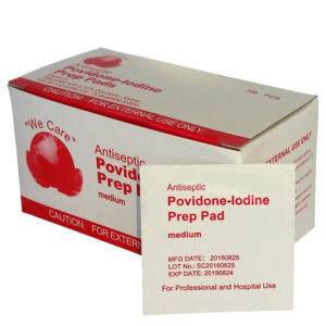 Betadine Wipes - Box of 100 - First Aid Kits Online