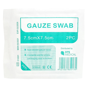 Non Woven Absorbent First Aid Gauze Swabs 2's 7.5x7.5 Sterile - First Aid Kits Online