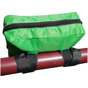 Products: First Aid Bag Soft Pack, Green, Medium, 2 Green Fold Out Sleeves Velcro Attaching No Handles - First Aid Kits Online