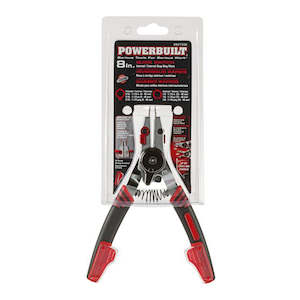 Powerbuilt Pliers: Powerbuilt 200mm/8" Quick Switch Internal/External Snap Ring Pliers