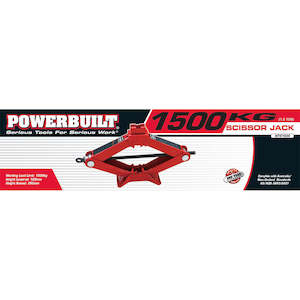 Workshop Jacks: 1.6TON / 1500KG SCISSOR JACK
