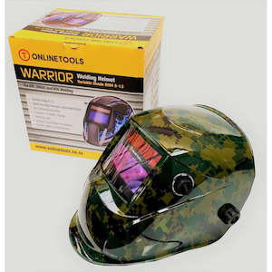 Helmets: Auto Darkening Welding Helmet -Military Warrior
