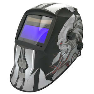 Helmets: WELDSAFE PLATINUM DUSKY ROBOT WELDING HELMET
