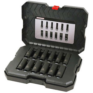 Powerbuilt Tool Sets: 1/2DR 12PC METRIC DEEP IMPACT SOCKET SET