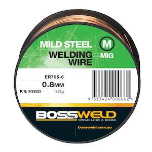 Bossweld Mig Wire Mini Spool - 0.9mm x 0.7kg