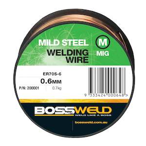 Mig Wire: Bossweld Mig Wire - 0.6mm x 0.7kg