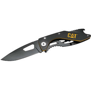 Cat Tools: CAT 155MM FOLDING SKELETON KNIFE W/BOTTLE OPENER