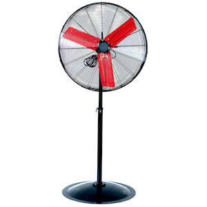 Industrial Fans: Powerbuilt 76cm High Velocity Pedestal Oscillating Fan