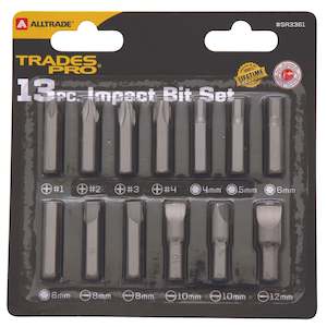 Hand Tools General Online Tools Nz: Trades Pro 13pc Impact Bit Set