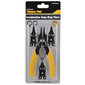 Hand Tools General Online Tools Nz: Trades Pro 150mm/6 Combination Snap Ring Plier