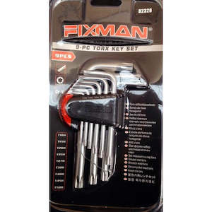 Fixman 9pc Torx Hex Key Set - Standard Long